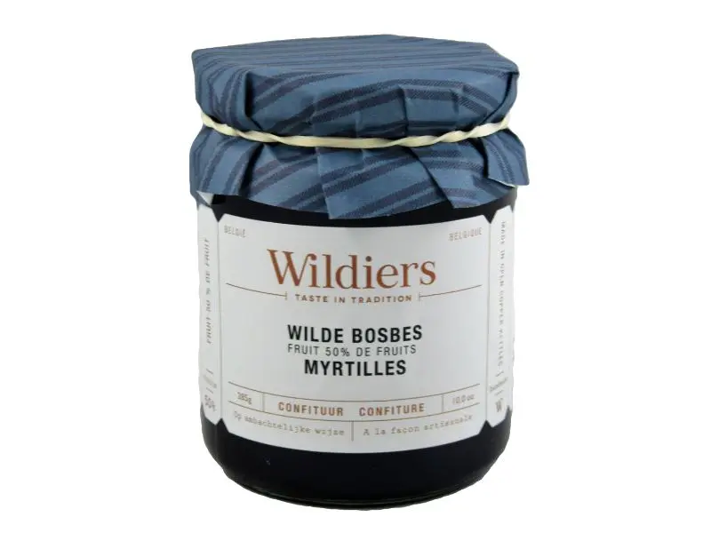 Wildiers - wilde bosbessen confituur 285g