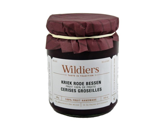 Wildiers - kriek-rode bes 100% fruit 285g
