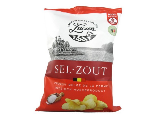 Chips van Lucien - Zout 125gr