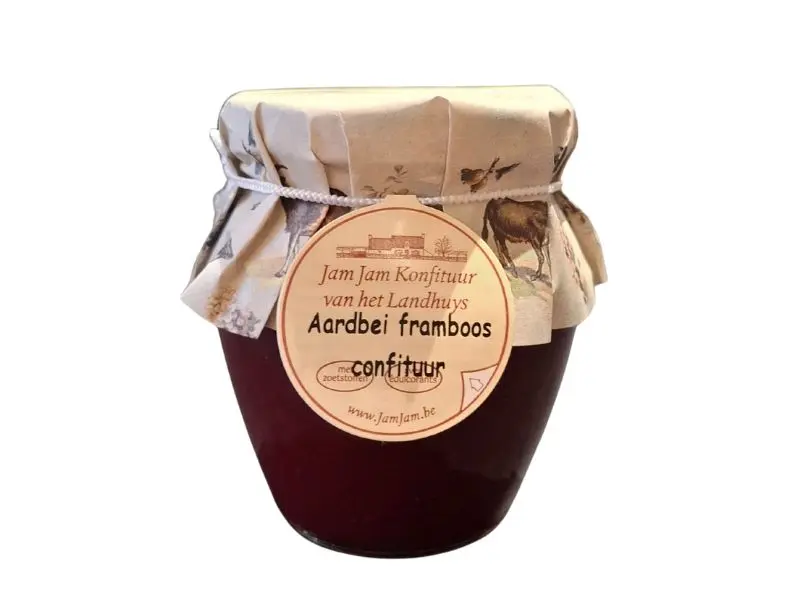 Jamjam - Aardbei Framboos confituur (zoetstof)
