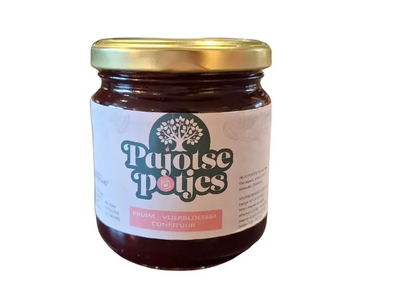 Pajotse Potjes - Pruim & Vlierbloesem confituur 250gr