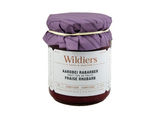 [WI.ARL] Wildiers - aardbei-rabarber confituur 70% fruit 285g
