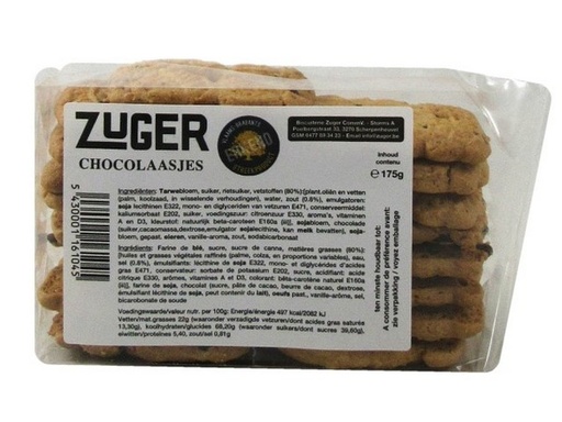 [ZU.SCH250] Zuger - Chocolaasjes 175gr