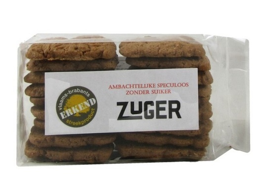[ZU.SVSP250] Zuger -  Suikervrije speculoos 175gr