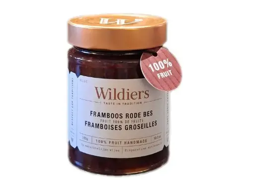 [WI.FRF285] Wildiers - framboos-rode bes 100% fruit 285g 