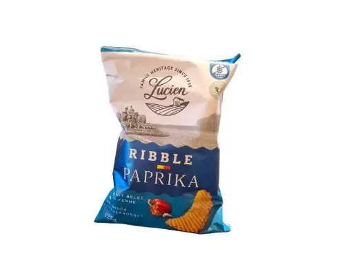 [AACLPRZ] Chips van Lucien - Ribble Paprika 125gr  