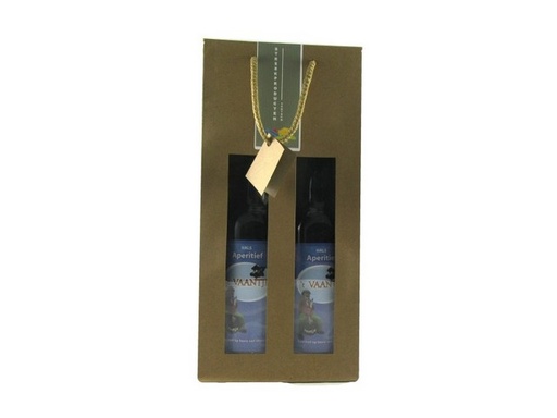 [CL.FL2] Kraftzak 2 fl bruin venster